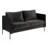 Antracytowa sofa Eleganza loftowa