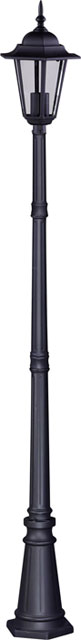 Czarna wysoka latarnia ogrodowa S327-Relva