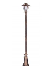 Czarno-złota klasyczna lampa stojąca zewnętrzna - S327-Relva w sklepie Edinos.pl