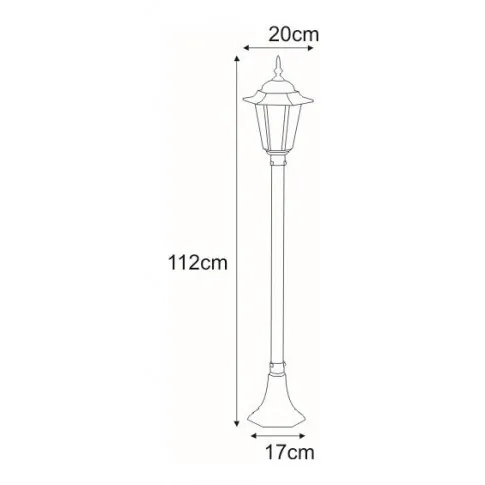 Wymiary lampy S328-Relva