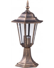 Czarno-złota niska lampa zewnętrzna klasyczna - S329-Relva