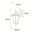 Wymiary lampy S330-Relva