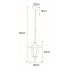 Wymiary lampy S332-Relva