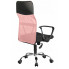 Różowy fotel obrotowy do biura i pracowni Ferno