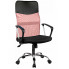 Różowy fotel obrotowy do biura i pracowni - Ferno