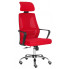 Czerwony nowoczesny fotel obrotowy - Fisan