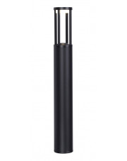 Czarna stojąca lampa zewnętrzna LED słupek - S339-Helfi