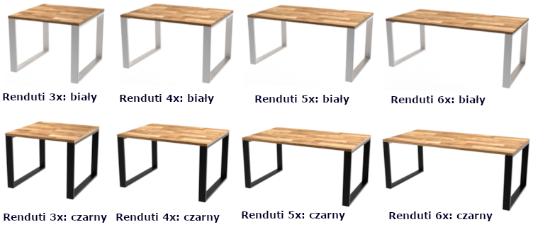 Stoliki Renduti: kolekcja