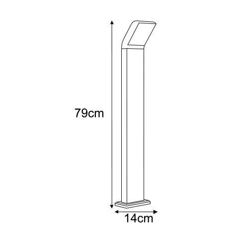 Wymiary lampy S345-Klesta