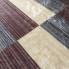 Granatowy dywan w kratke Aknala 3X