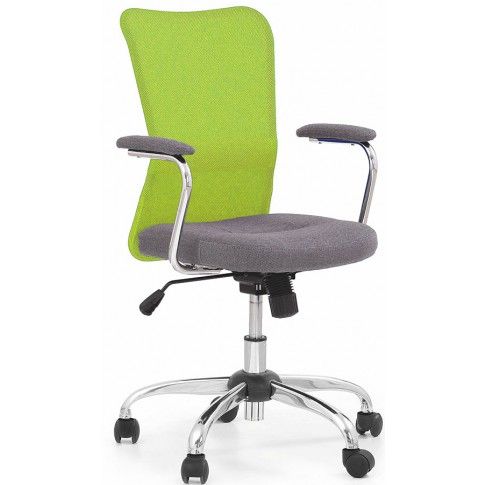 Zdjęcie produktu Młodzieżowy fotel obrotowy Alwer - zielony.