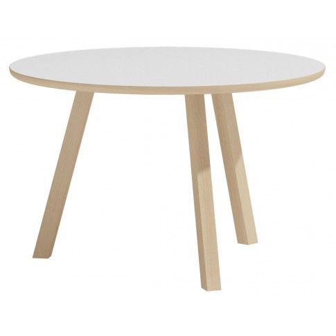 Zdjęcie produktu Okrągły stolik kawowy Lindo 2X - biały.