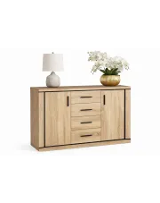 Komoda w dekorze dąb sonoma - Rectano 7X w sklepie Edinos.pl