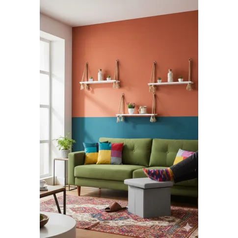 Szara kwadratowa pufa ze schowkiem   Teni 3X