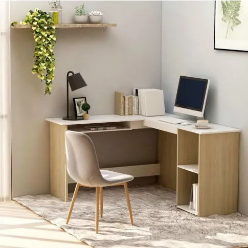 Biurko narożne z półkami Merfis 3X