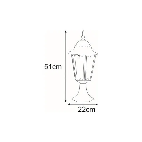 Wymiary lampy S352-Tirma