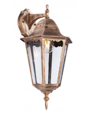 Czarno-złota lampa ścienna na dom - S354-Tirma
