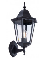 Czarna klasyczna lampa ścienna na dom - S355-Tirma