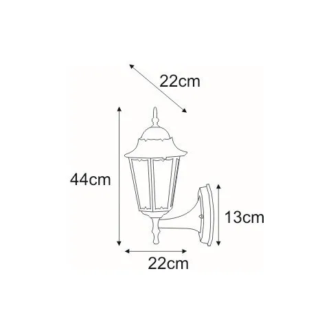 Wymiary lampy S355-Tirma