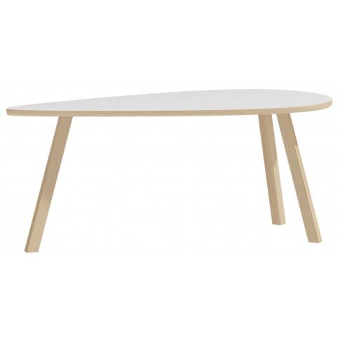Zdjęcie produktu Drewniany stolik kawowy Lindo 9X - biały.