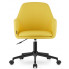 Designerski żółty fotel obrotowy Daiso 4X