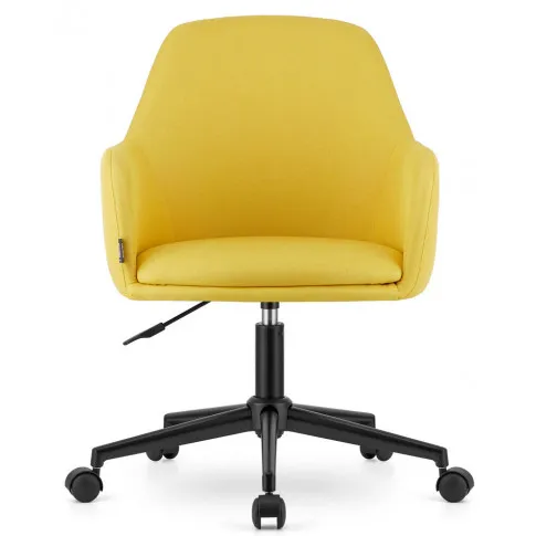 Designerski żółty fotel obrotowy Daiso 4X