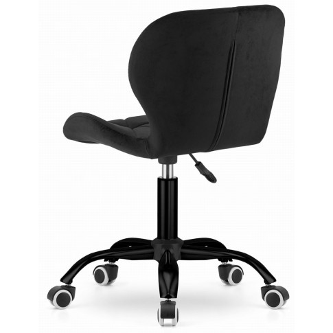 Czarne krzesło obrotowe Renes 5X