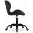 Czarny pikowany fotel do biurka Renes 5X