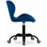 Pikowany ciemnoniebieski fotel obrotowy Renes 5X