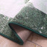 Zielony zdobiony dywan do przedpokoju Pristo