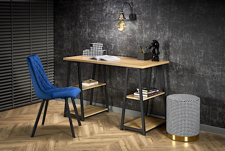 Produkt Industrialne biurko 120x60 dąb sonoma - Rosela - zdjęcie numer 2