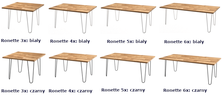 Kolekcja stołów Ronette