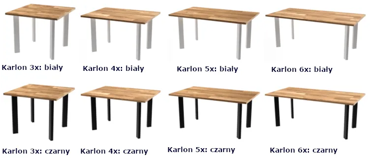 Modele stolików kawowych Karlon