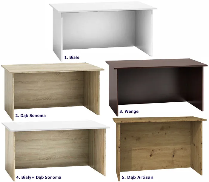 Minimalistyczne biurko do pracy Hirell