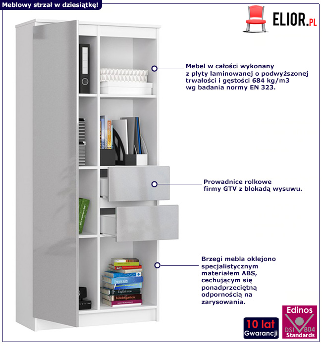 Nowoczesny regał Vasco 4X