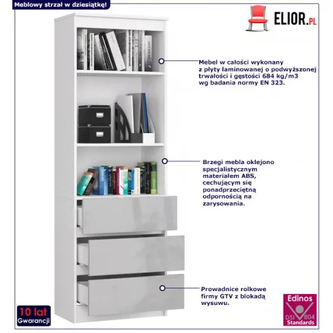 regał do przechowywania Risten 4X połysk