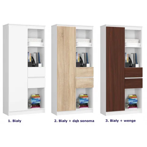 zamykany regał Avera 3X kolory