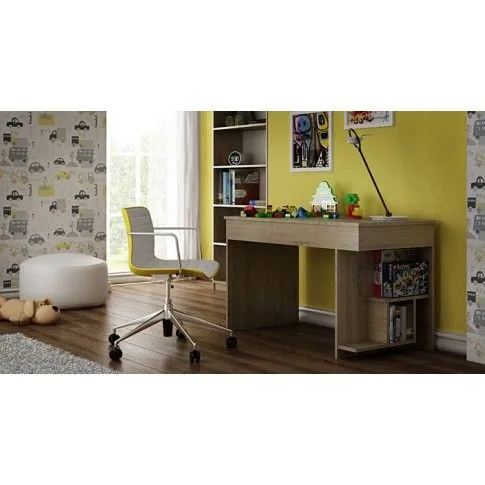 Zdjęcie dziecięce biurko komputerowe dąb sonoma Florentino | Edinos.pl