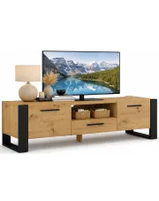 Szafka RTV dąb artisan - Everol 3X w sklepie Edinos.pl