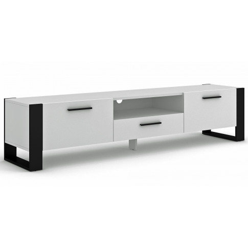 Minimalistyczna szafka RTV 200 biały mat Imatra 4X