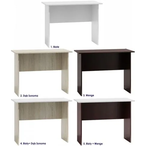 Szczegółowe zdjęcie nr 4 produktu Biurko komputerowe Luniko - wenge