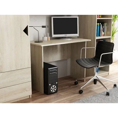Zdjęcie biurko pod komputer, PC dąb sonoma Luniko | Edinos.pl