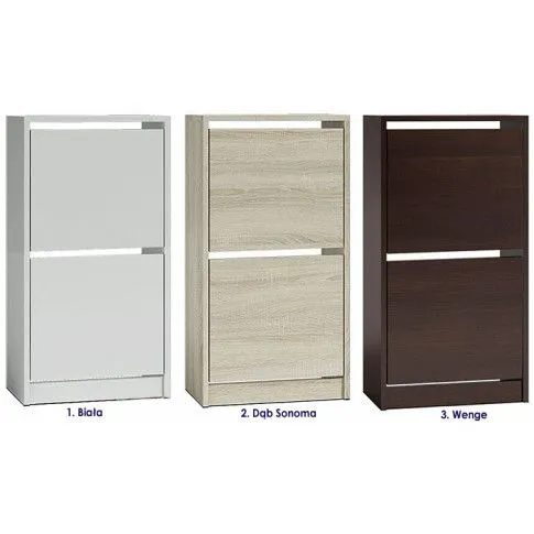 Szczegółowe zdjęcie nr 4 produktu Szafka na obuwie Repos 2X - wenge