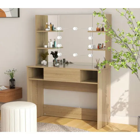 Wizualizacja nowoczesnej stylowej toaletki dab Soxo 3X