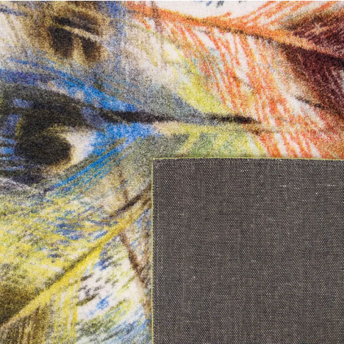 Nowoczesny kolorowy prostokątny dywan Mildon
