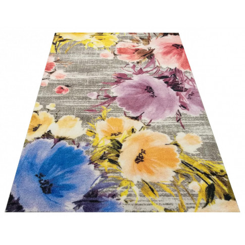 Miękki prostokątny kolorowy dywan do salonu Mildon