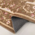 Prostokątny brązowy klasyczny dywan we wzory Madson