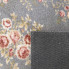 Klasyczny szary dywan w kwiaty Madson