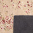 Szary elegancki dywan w kwiaty Epris