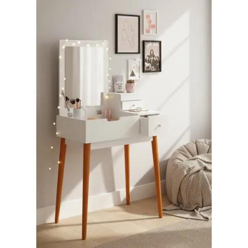 Skandynawska toaletka z chowanym lustrem   Peligro 4X